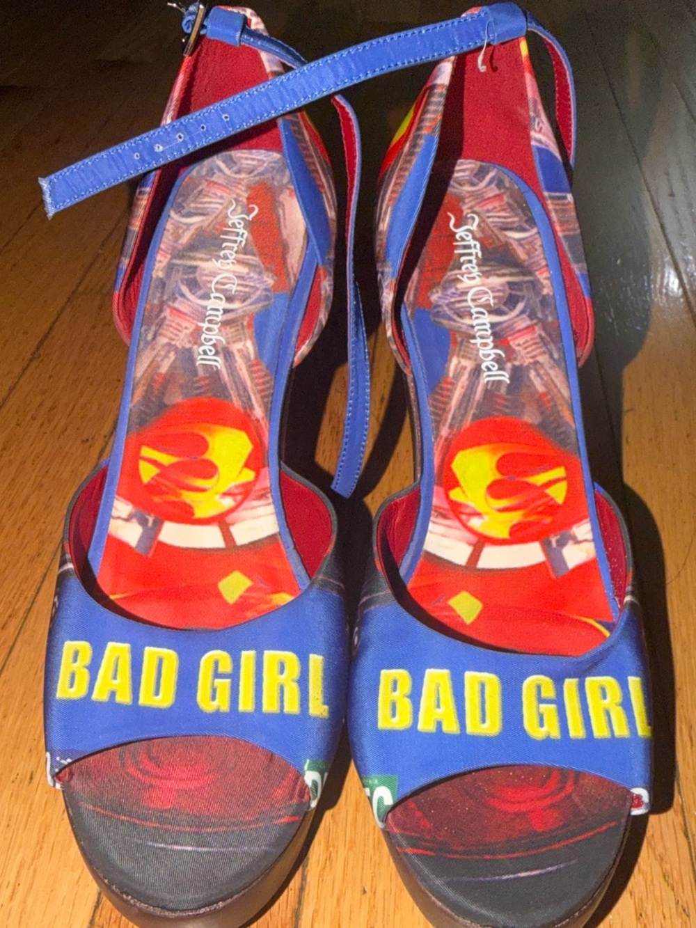 Jeffrey Campbell Pleasing Flag Girl Heels